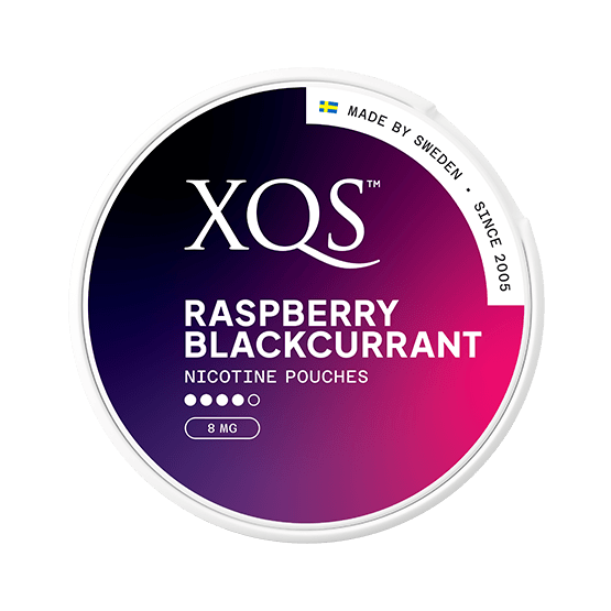 XQS Raspberry Blackcurrant Strong 8mg