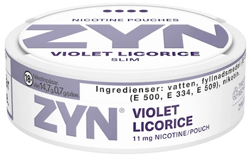 ZYN Violet Licorice Slim Extra Strong