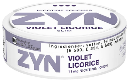 ZYN Violet Licorice Slim Extra Strong