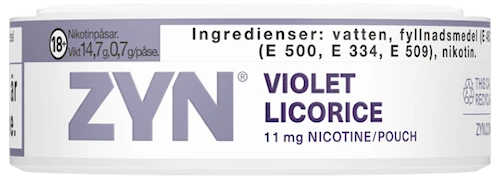 ZYN Violet Licorice Slim Extra Strong