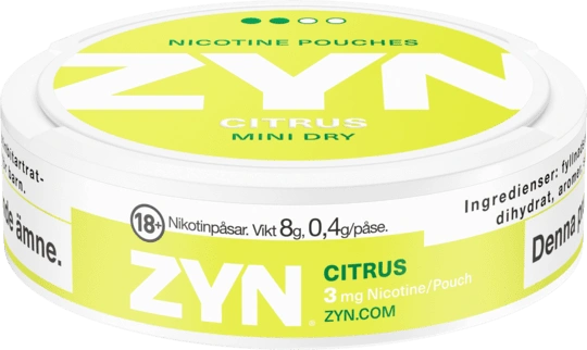 ZYN Citrus Mini Dry Normal