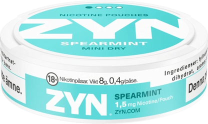 ZYN Spearmint Mini Dry Low