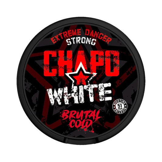 CHAPO WHITE Brutal Cold Danger Strong 30mg - SNUSIO