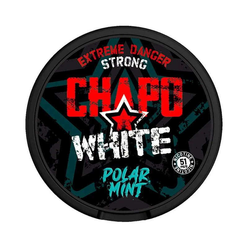 Chapo White Polar Mint Danger Strong 30mg - SNUSIO