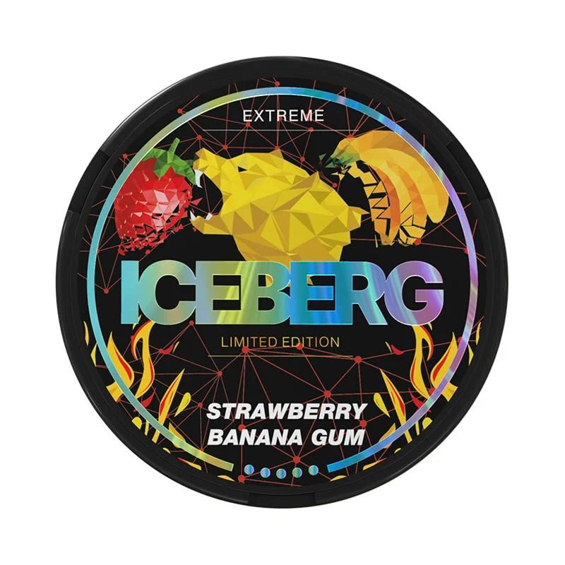 ICEBERG Strawberry Banana Gum 30mg - Snusio.com