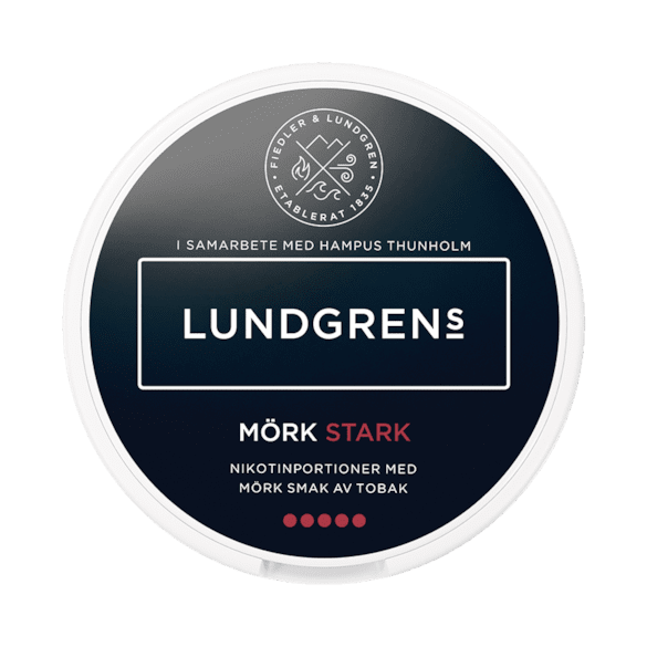Lundgrens Mörk Strong 12mg - Snusio.com