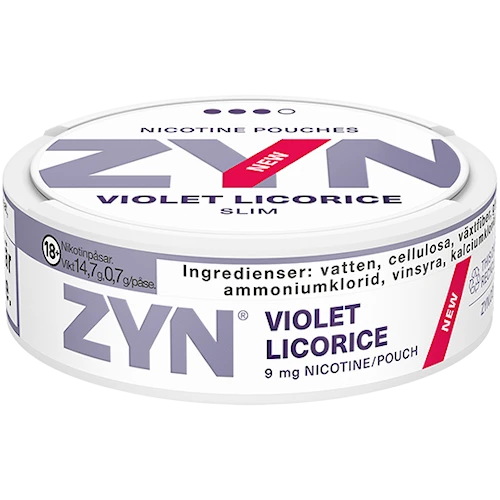 ZYN Violet Licorice Slim Strong