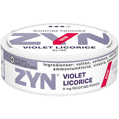 ZYN Violet Licorice Slim Strong