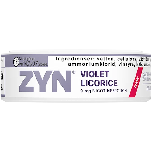 ZYN Violet Licorice Slim Strong