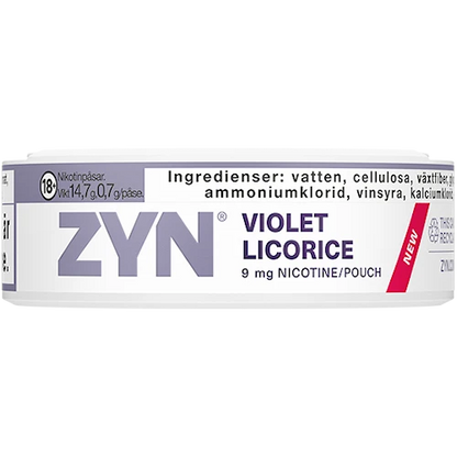 ZYN Violet Licorice Slim Strong