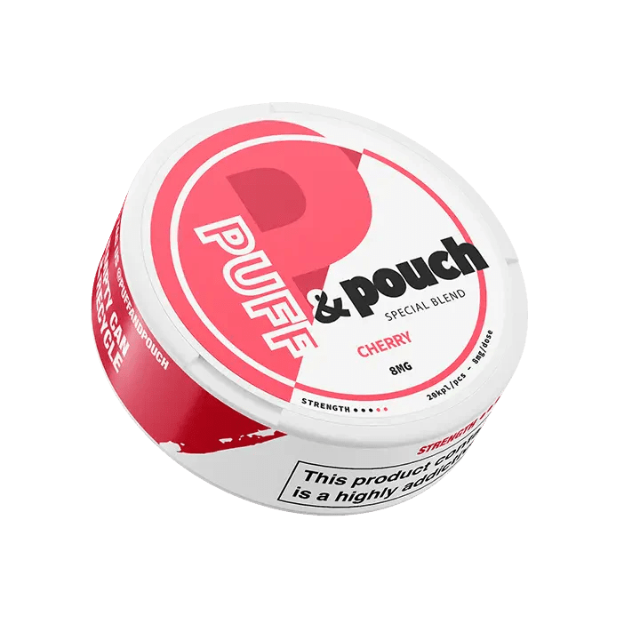 Puff and Pouch Cherry 8mg - Snusio.com