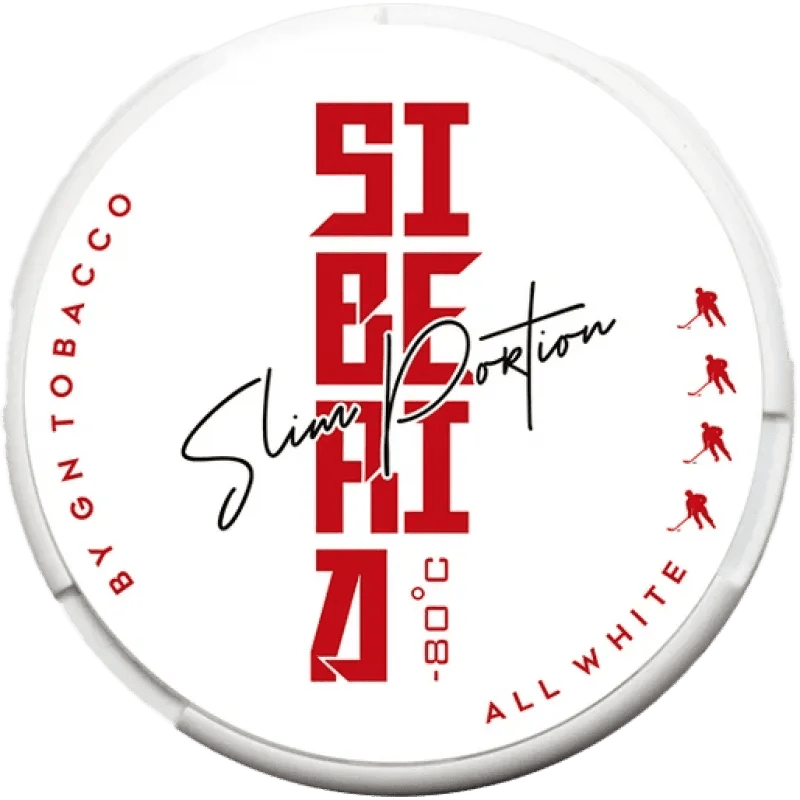Siberia All White Slim 25mg - Snusio.com