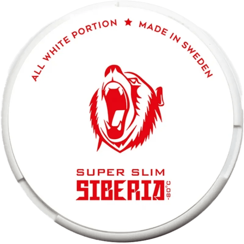 Siberia All White Super Slim 21mg - Snusio.com