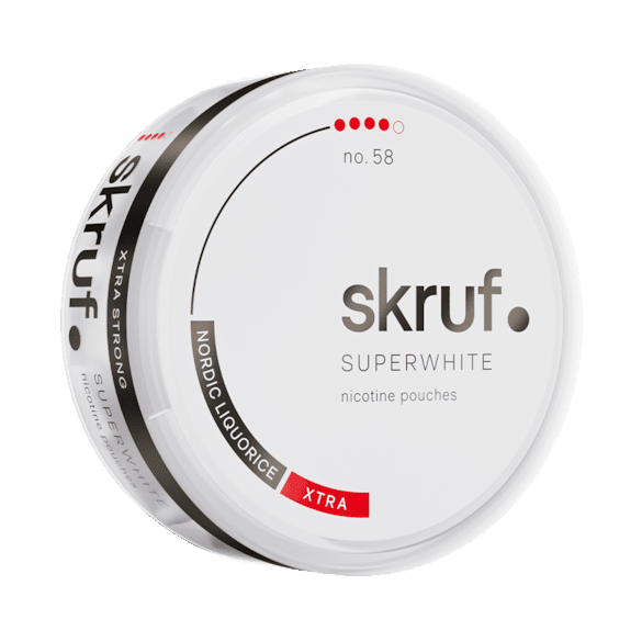 Skruf Superwhite Nordic Liquorice 11mg - Snusio.com