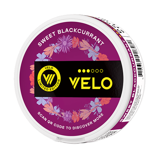 VELO Midsummer Sweet Blackcurrant 8mg - SNUSIO
