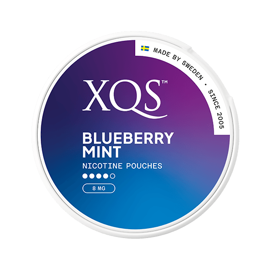XQS Blueberry Mint Strong 8mg - SNUSIO