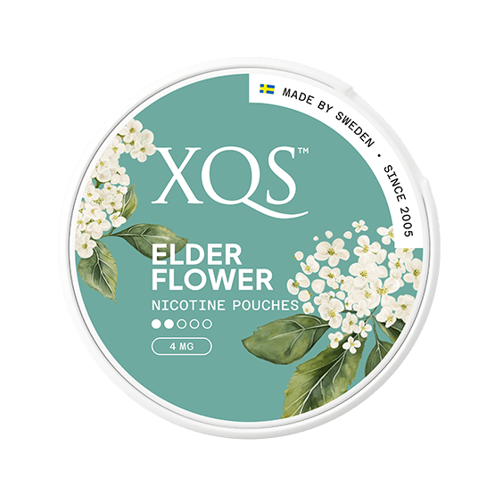 XQS Elderflower Slim 4mg - SNUSIO
