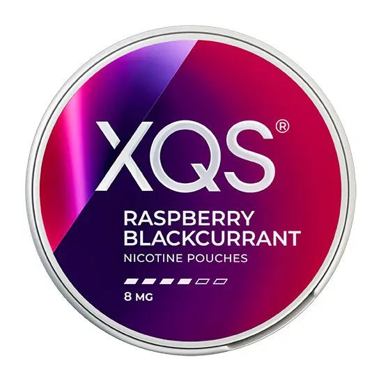 XQS Raspberry Blackcurrant Strong 8mg - Snusio.com