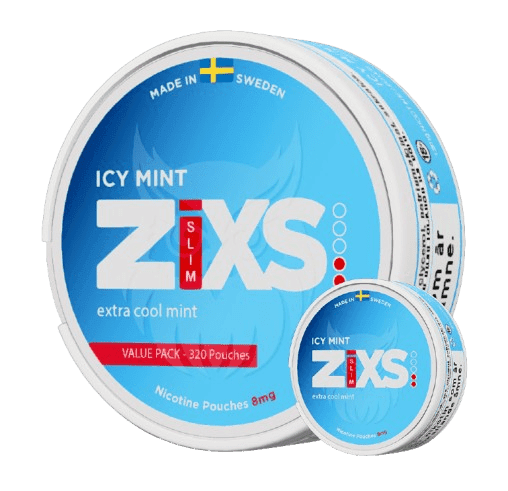 ZIXS Icy Mint 8mg JUMBO CAN - SNUSIO