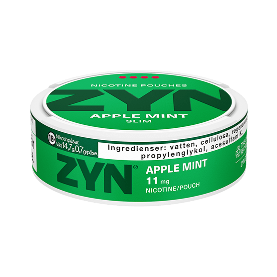 ZYN Apple Mint Slim 11mg - SNUSIO
