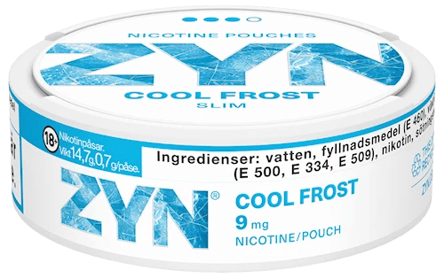 ZYN Cool Frost Slim Strong 9mg - SNUSIO