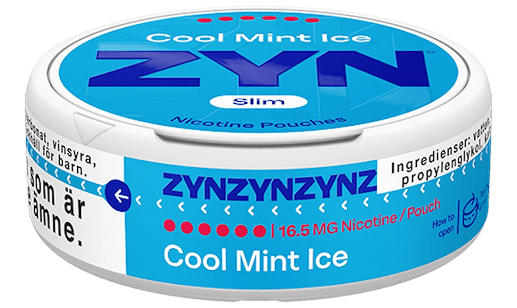 ZYN Cool Mint Ice Slim 16,5mg - SNUSIO