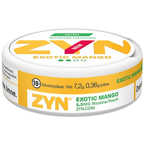 ZYN Exotic Mango Mini Normal - SNUSIO