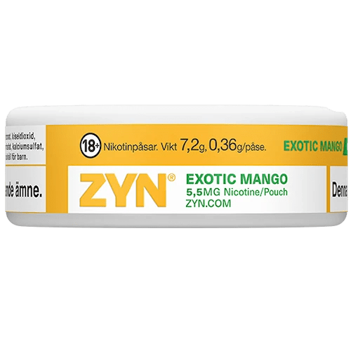 ZYN Exotic Mango Mini Normal - SNUSIO