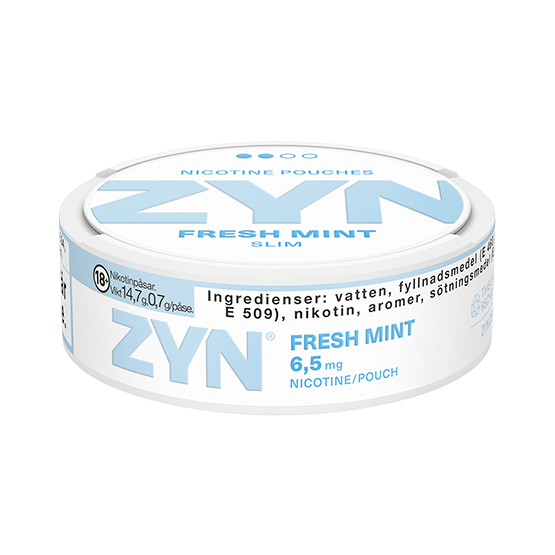 ZYN Fresh Mint Slim 6mg - SNUSIO