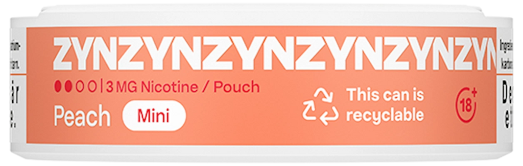 ZYN Peach Mini 3 mg - SNUSIO